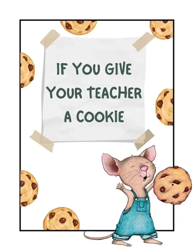 "IF YOU GIVE YOUR TEACHER A COOKIE"🍪📚 Gift Book