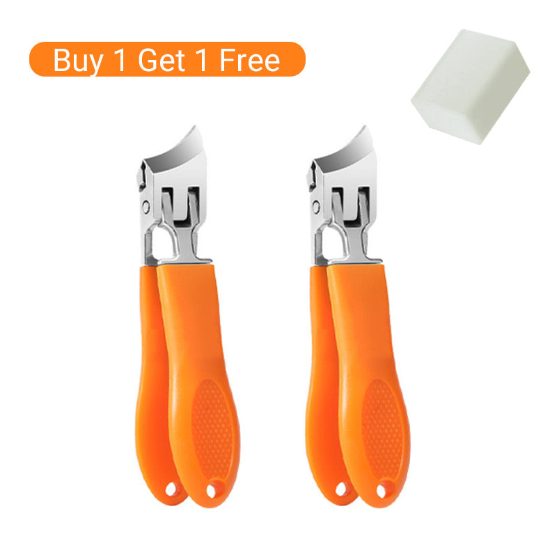 Wide Jaw Splash-proof Angled Nail Clippers