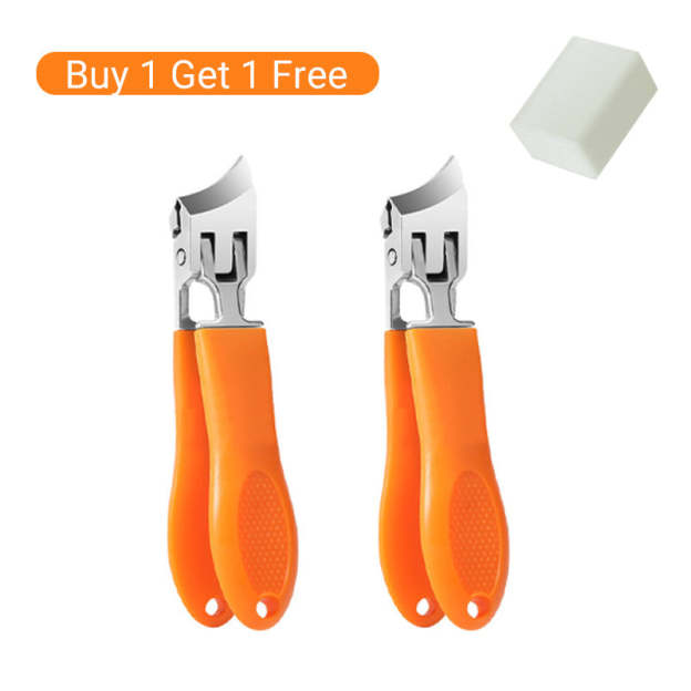 Wide Jaw Splash-proof Angled Nail Clippers