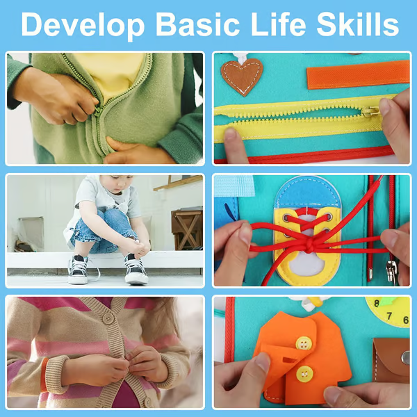 🔥Clearance Sale - 49% OFF🔥 Toddler Busy Board | Preschool Learning Activities | Gift for Kids🎁