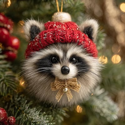 🔥LAST DAY 49% OFF -💃-🦊Cozy Woodland Animal Christmas Ornaments-2D