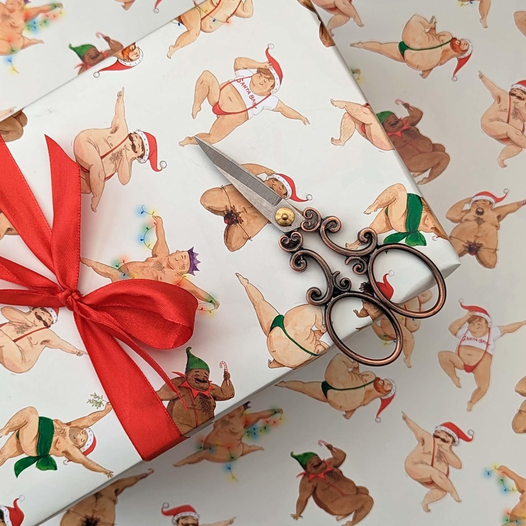 🔥HOT SALE - 49% OFF🔥Funny Christmas Wrapping Paper