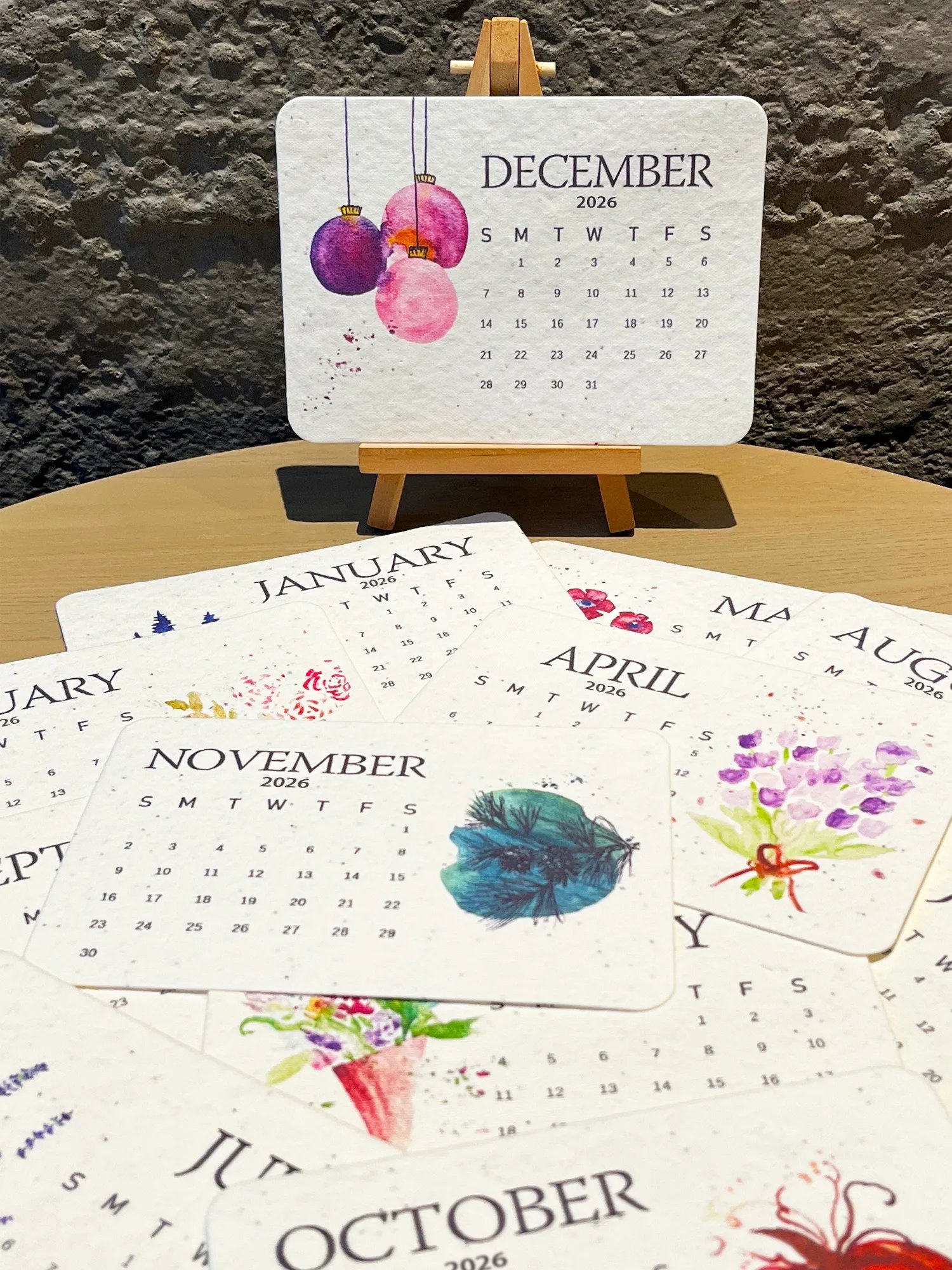 🔥HOT SALE - 49% OFF🔥🌱Eco-Friendly Plantable Love Seed Calendar 2026
