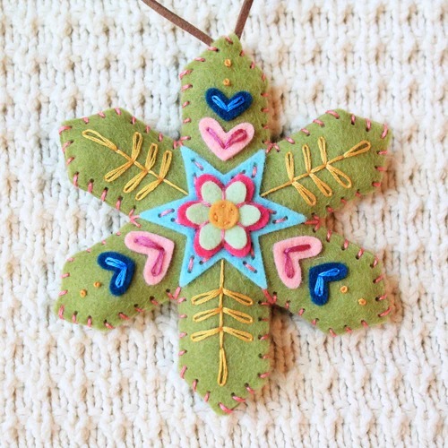 🔥HOT SALE - 49% OFF🔥Christmas Snowflake Felt Ornament/Ornament Kit