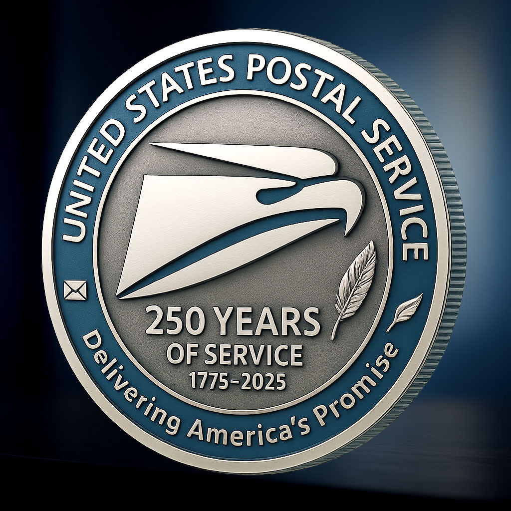 🔥HOT SALE - 49% OFF🔥- USPS 250th Anniversary Commemorative Coin