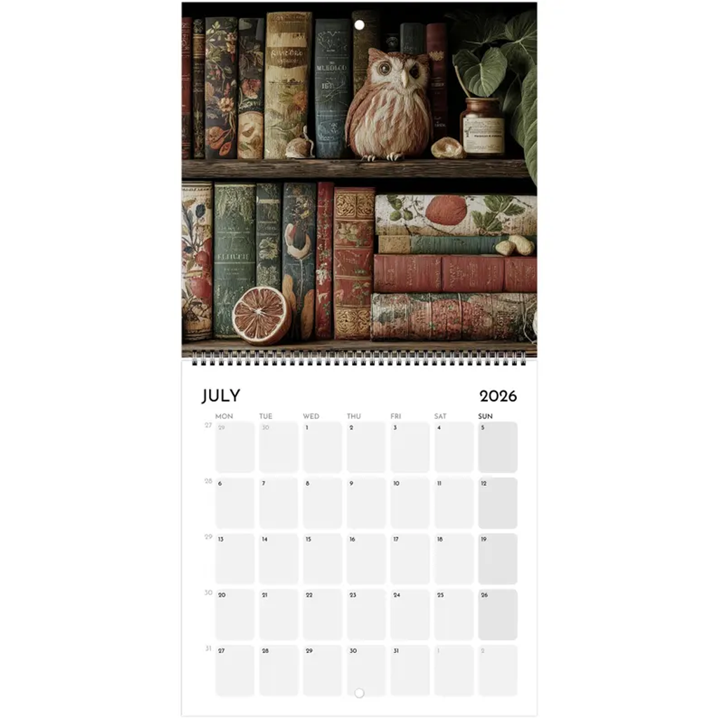 🔥HOT SALE - 49% OFF🔥Bookshelves Calendar 2026