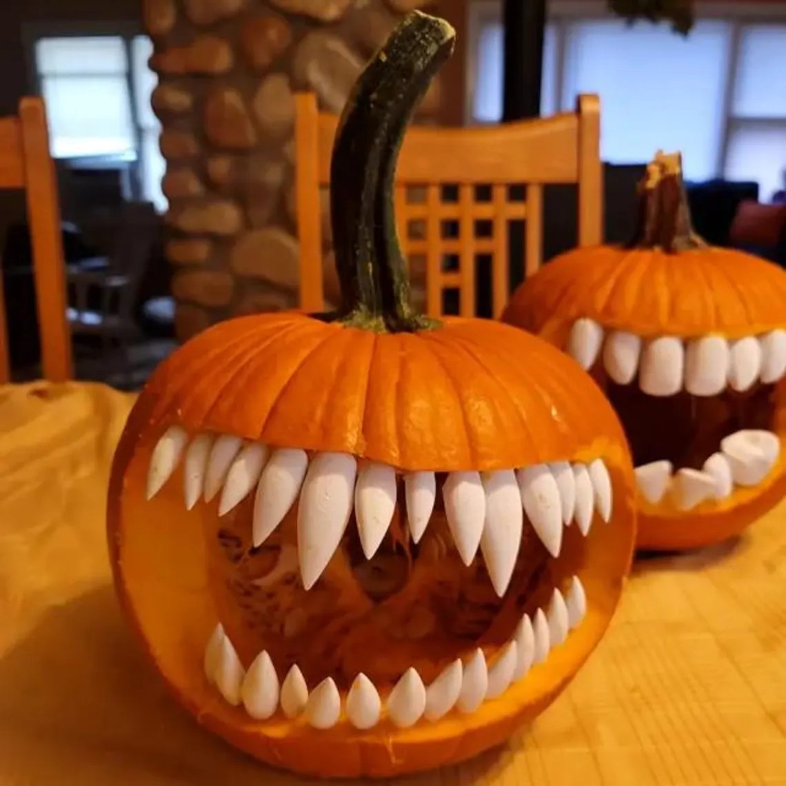 🔥HOT SALE - 49% OFF🔥Pumpkin Teeth Halloween Decor