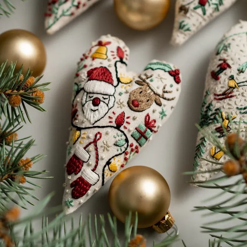 🔥HOT SALE - 49% OFF🔥DIY Heart Shaped Hand Embroidered Christ