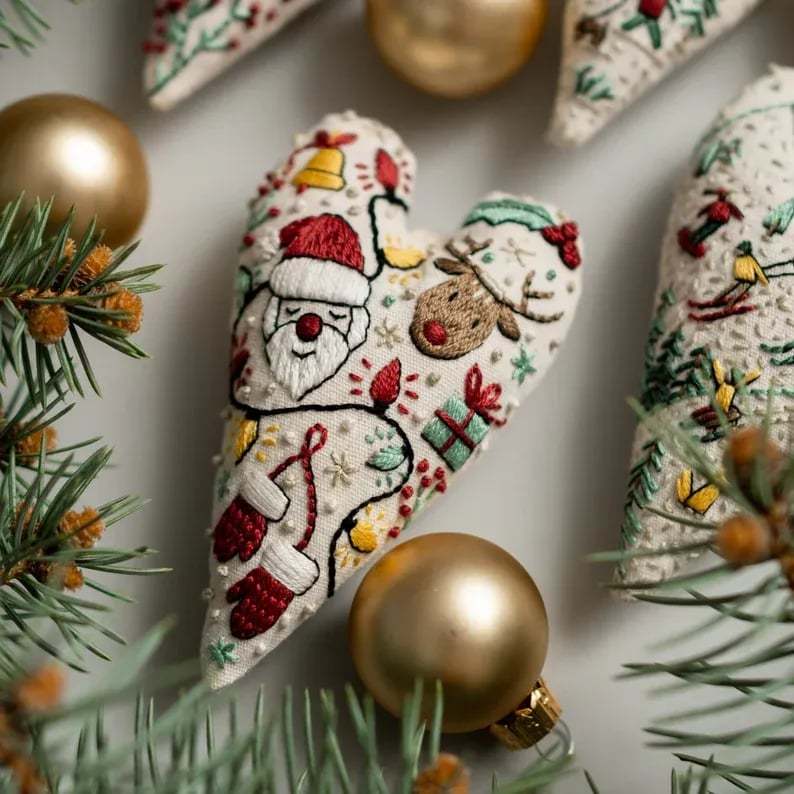 🔥HOT SALE - 49% OFF🔥DIY Heart Shaped Hand Embroidered Christ