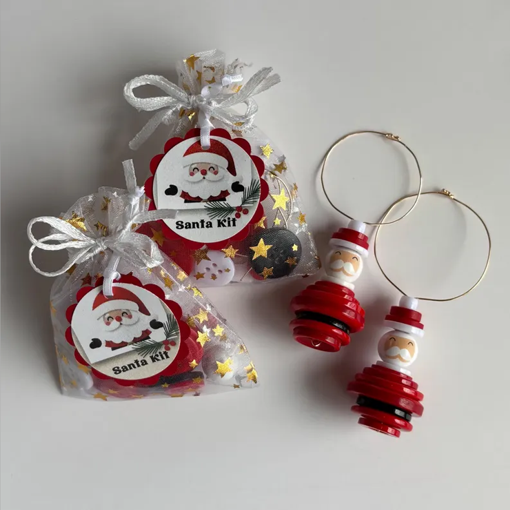 🔥HOT SALE - 49% OFF🔥Button Santa Ornament Kit