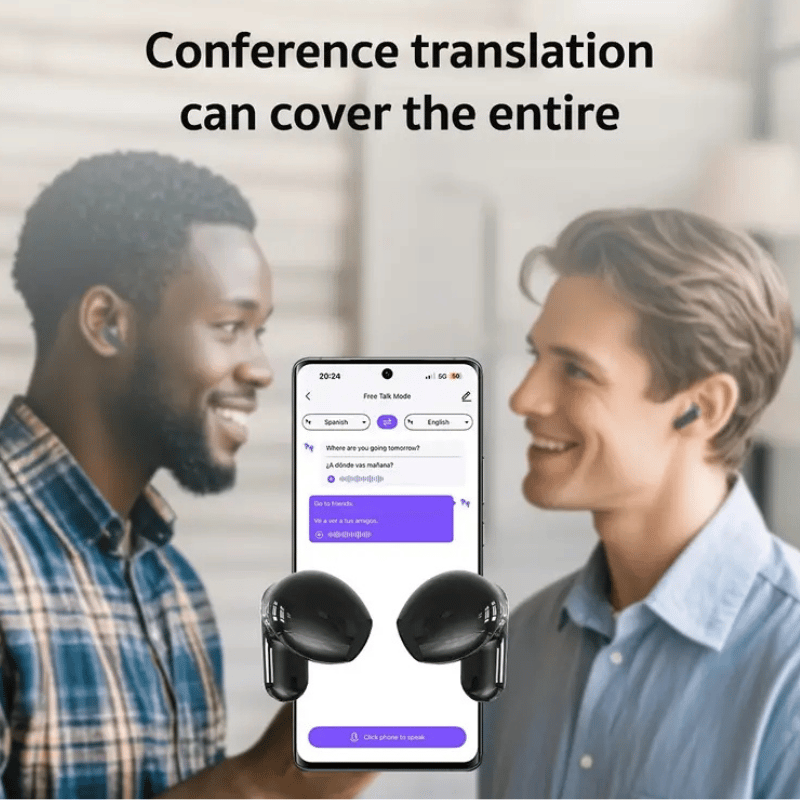 ⚡Last Day Sale 49% OFF - AI TransTalk Pro 5.4 LED Earbuds