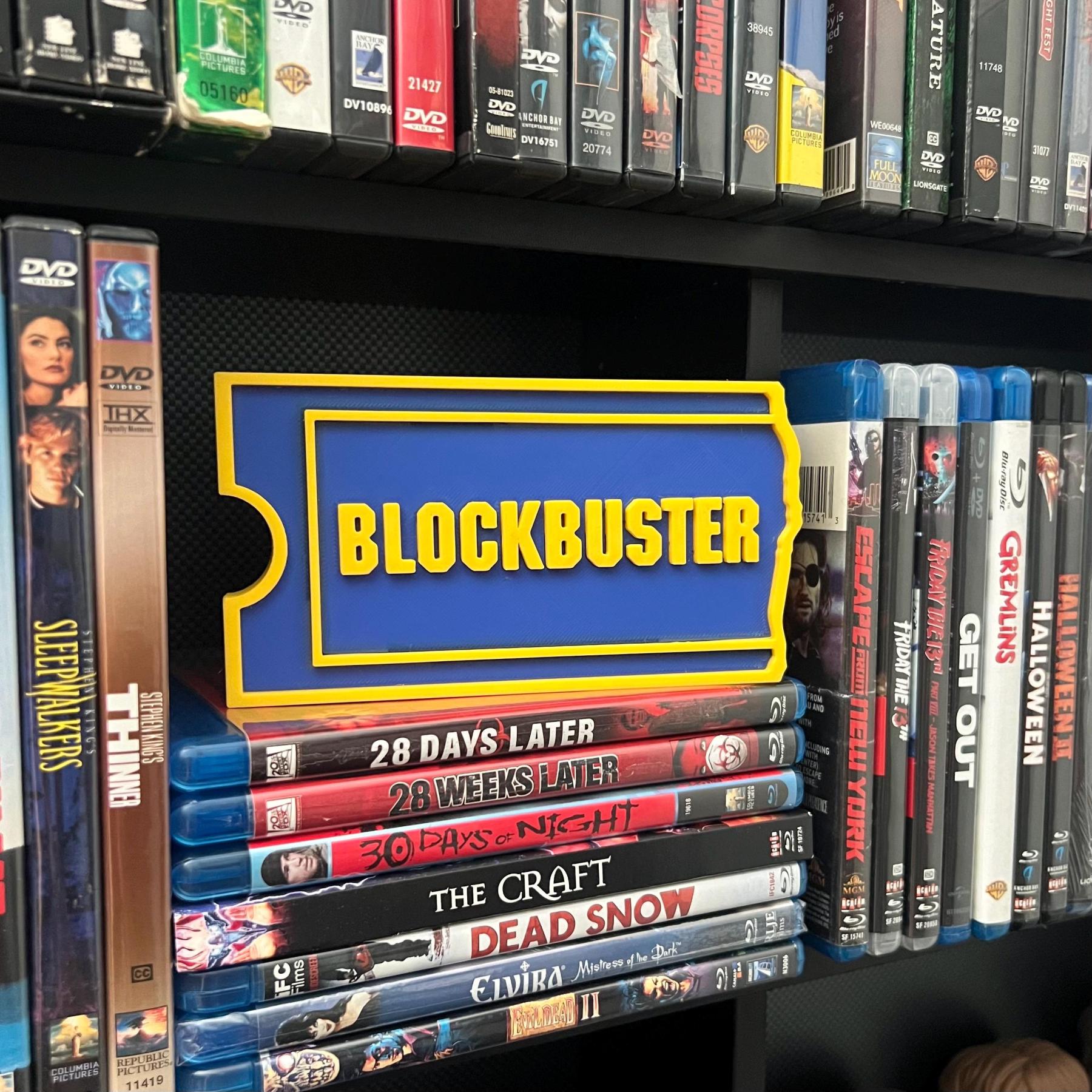 🔥HOT SALE - 49% OFF🔥Blockbuster 3D Sign Movie Rental Store