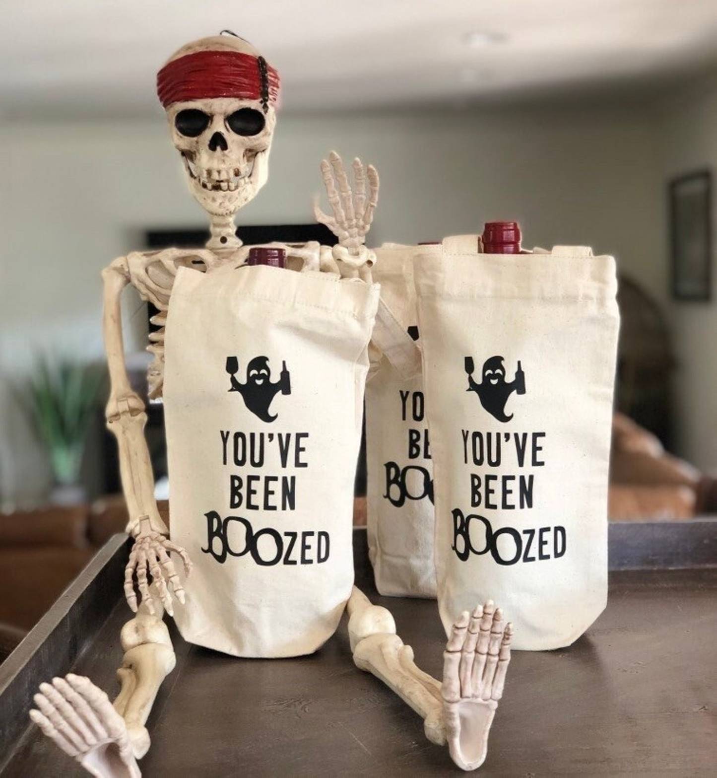 🔥HOT SALE - 49% OFF🔥 - You’ve Been Boozed Wine Tote,