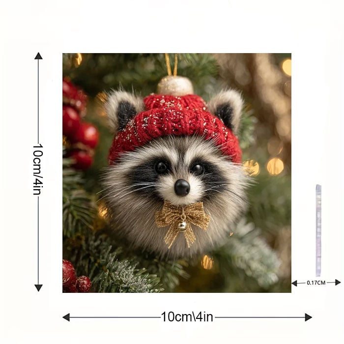 🔥LAST DAY 49% OFF -💃-🦊Cozy Woodland Animal Christmas Ornaments-2D