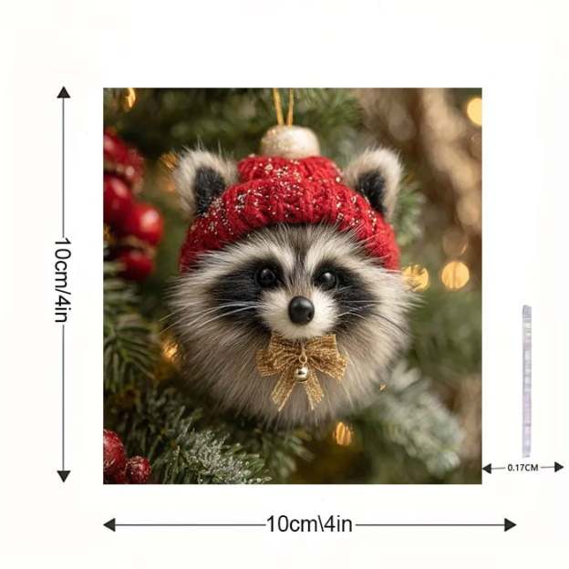 🔥LAST DAY 49% OFF -💃-🦊Cozy Woodland Animal Christmas Ornaments-2D