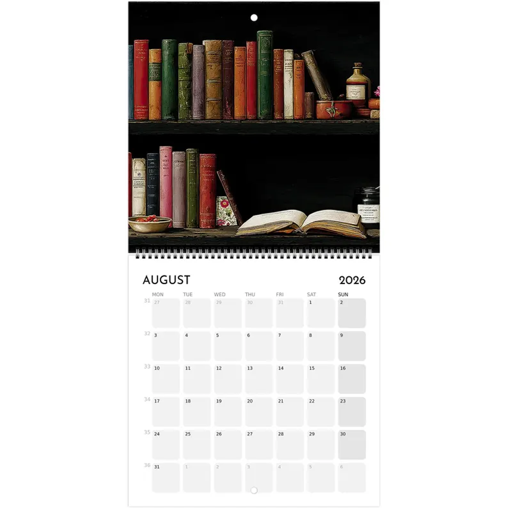 🔥HOT SALE - 49% OFF🔥Bookshelves Calendar 2026