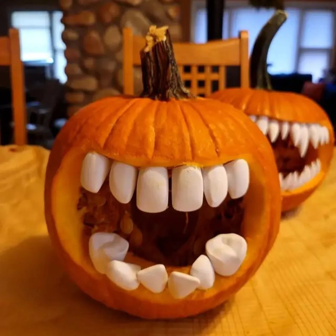 🔥HOT SALE - 49% OFF🔥Pumpkin Teeth Halloween Decor