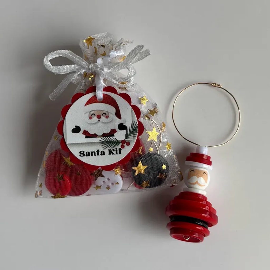 🔥HOT SALE - 49% OFF🔥Button Santa Ornament Kit
