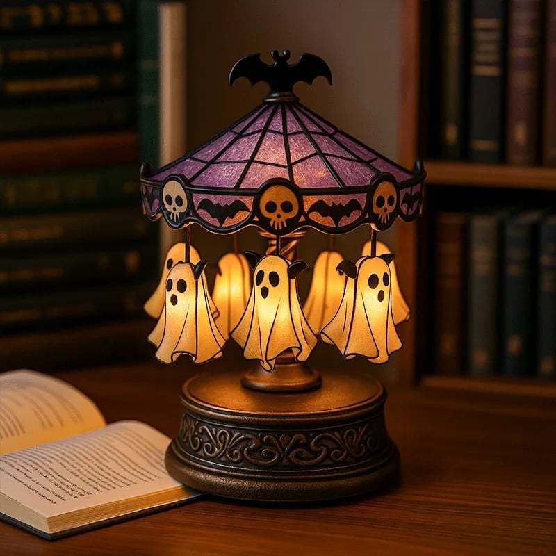 🔥HOT SALE - 49% OFF🔥-🎠👻Ghost Carousel Light