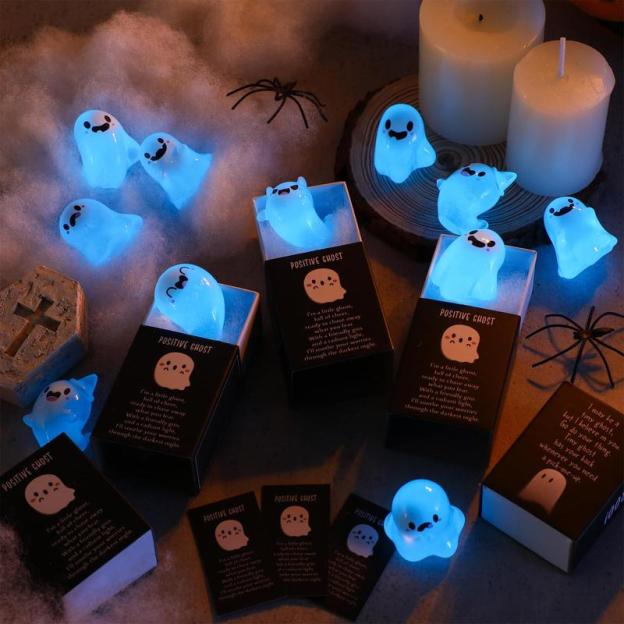 🎃Halloween Sale 50% OFF👻Glow in the Dark Mini Ghost Figures with Box