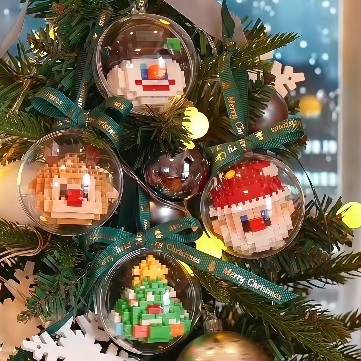 🔥HOT SALE - 49% OFF🔥🎄Santa Claus Design Building Blocks Toy