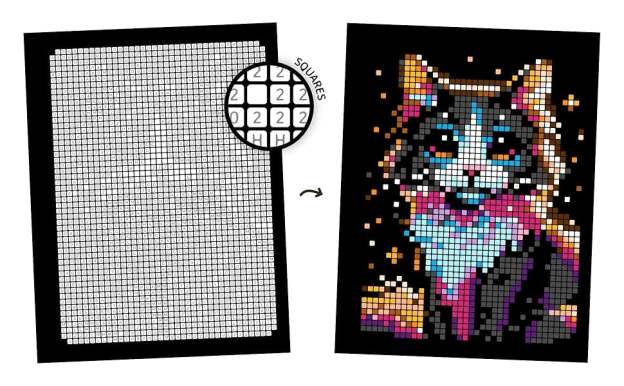 🎨100 Color by Number Mysteries: A Coloring Book for Adults Relaxation and Wonder