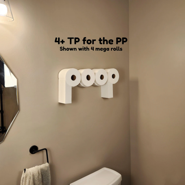 🔥HOT SALE - 49% OFF🔥POOP - Toilet Paper Holder - Functional and fun TP shelf