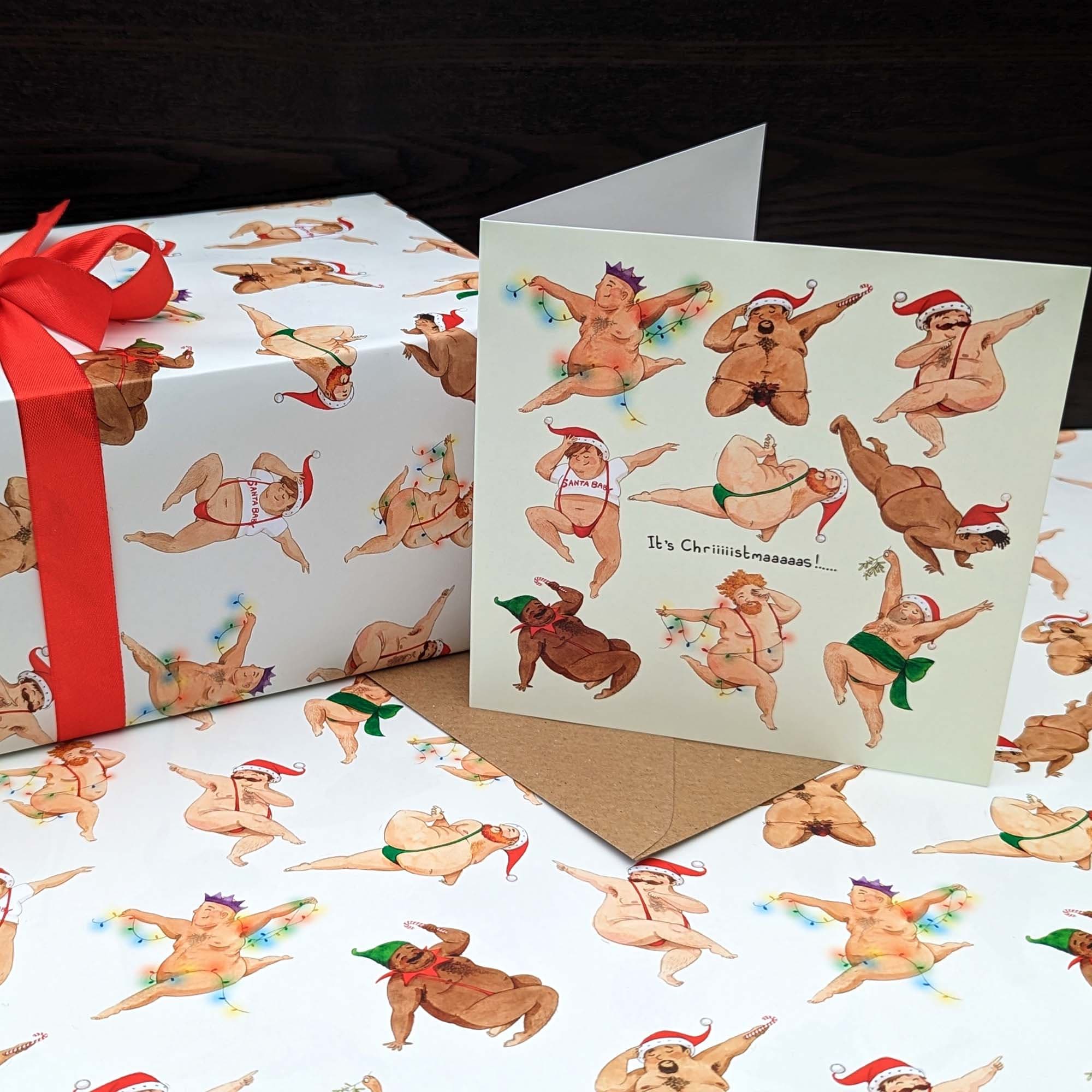 🔥HOT SALE - 49% OFF🔥Funny Christmas Wrapping Paper