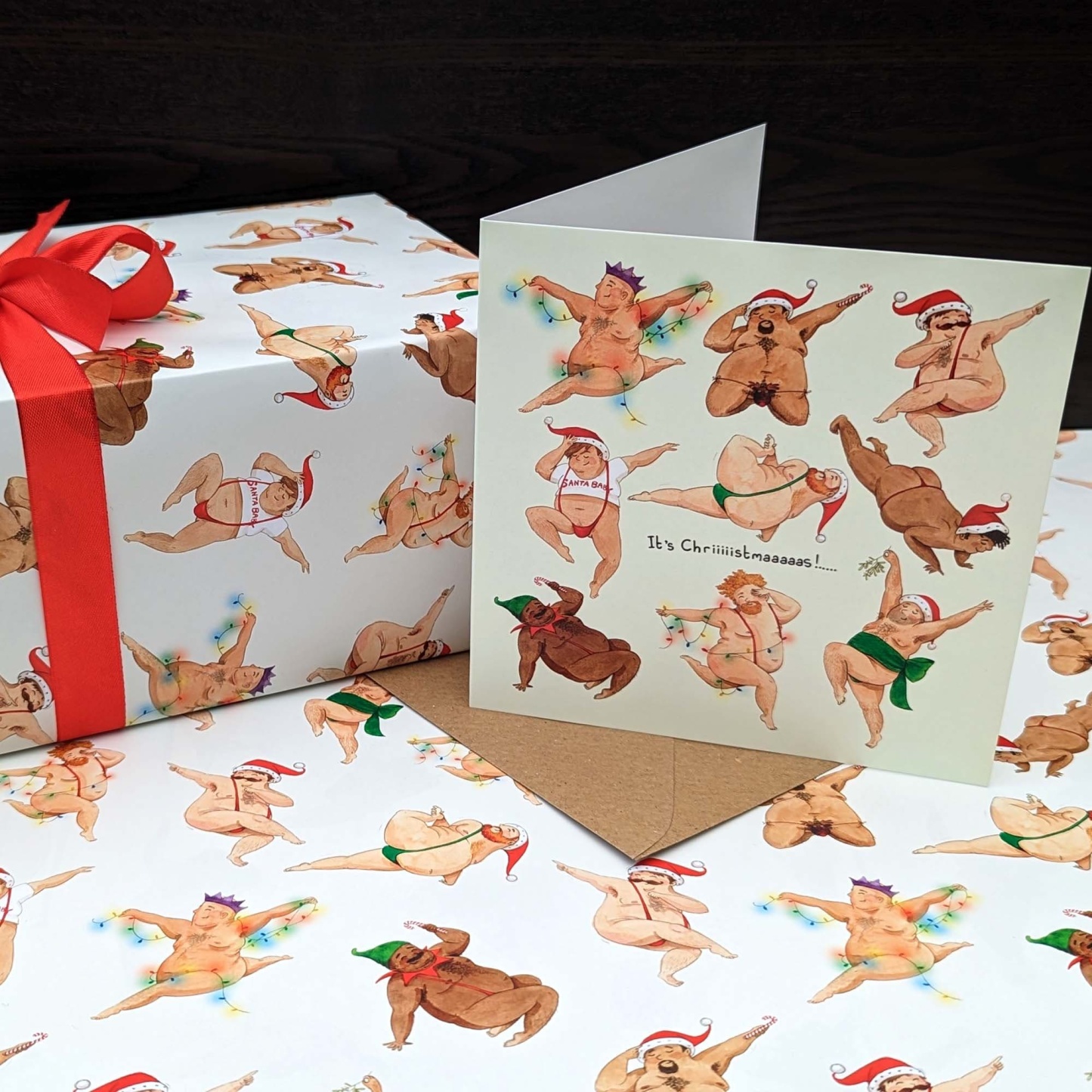 🔥HOT SALE - 49% OFF🔥Funny Christmas Wrapping Paper