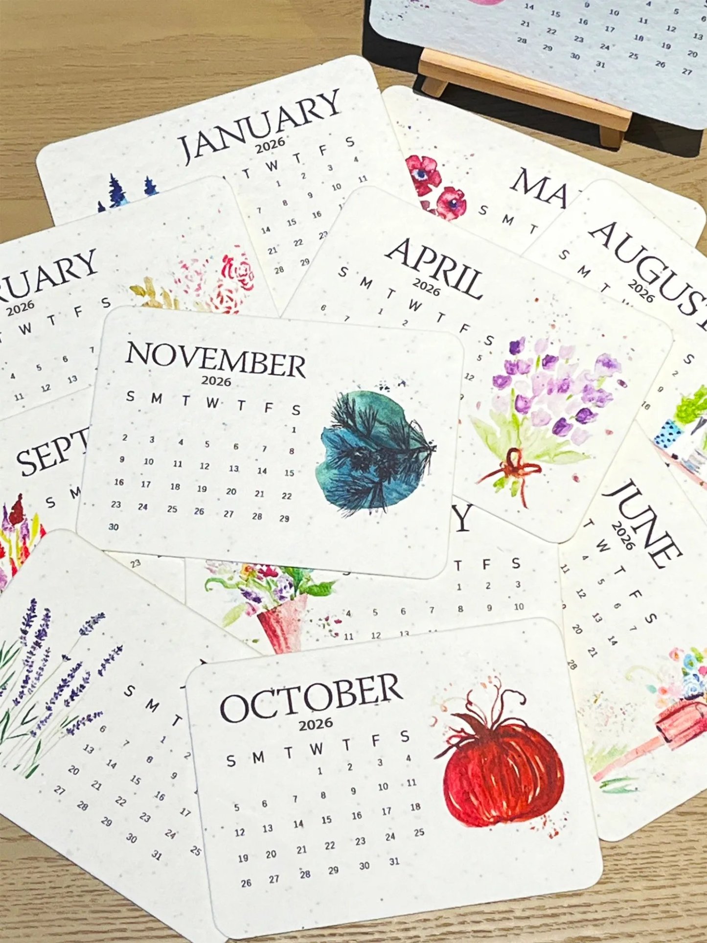🔥HOT SALE - 49% OFF🔥🌱Eco-Friendly Plantable Love Seed Calendar 2026