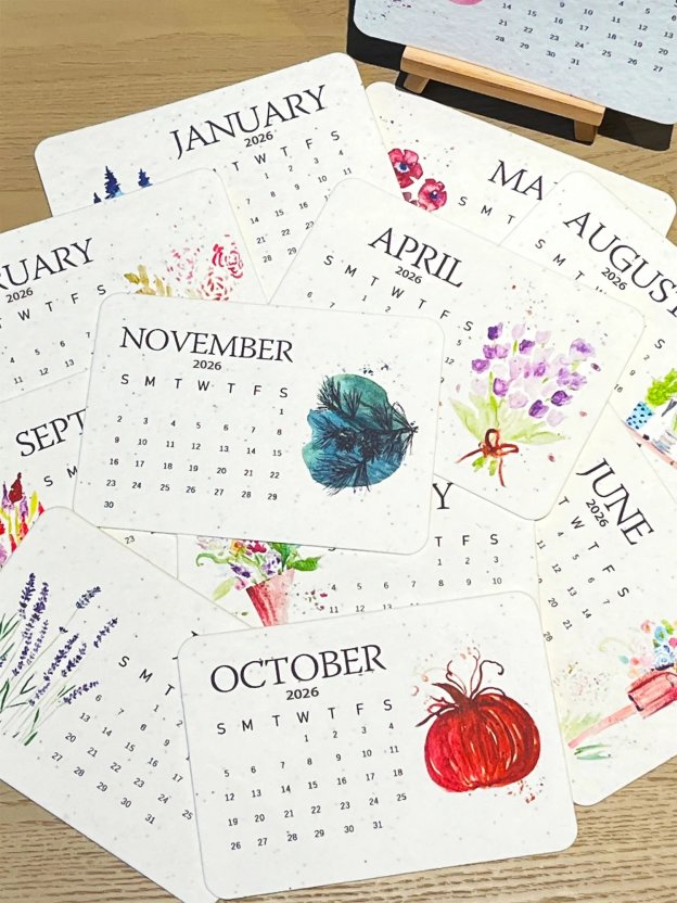 🔥HOT SALE - 49% OFF🔥🌱Eco-Friendly Plantable Love Seed Calendar 2026