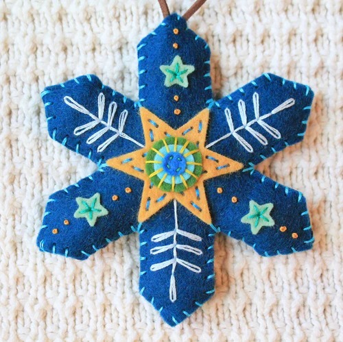 🔥HOT SALE - 49% OFF🔥Christmas Snowflake Felt Ornament/Ornament Kit