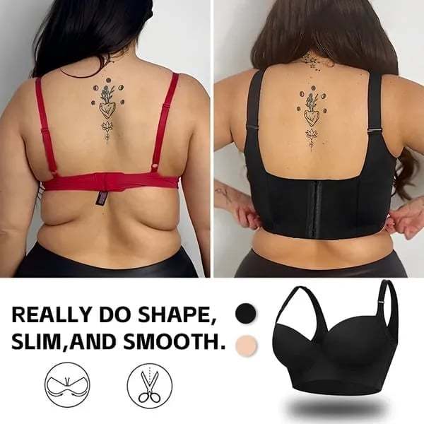 🔥HOT SALE - 49% OFF🔥Comfortable Seamless Plus Size Bra | Back Smoothing & Anti-Sagging Support