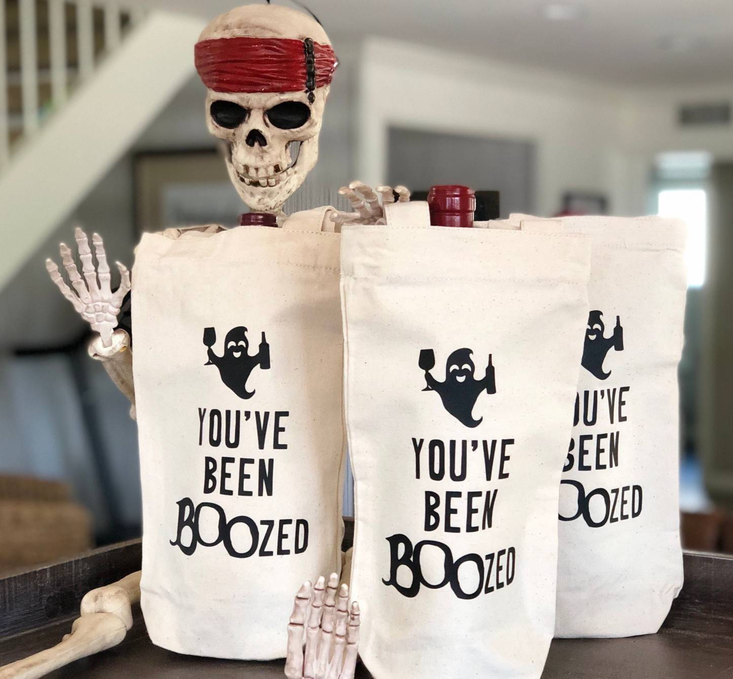 🔥HOT SALE - 49% OFF🔥 - You’ve Been Boozed Wine Tote,