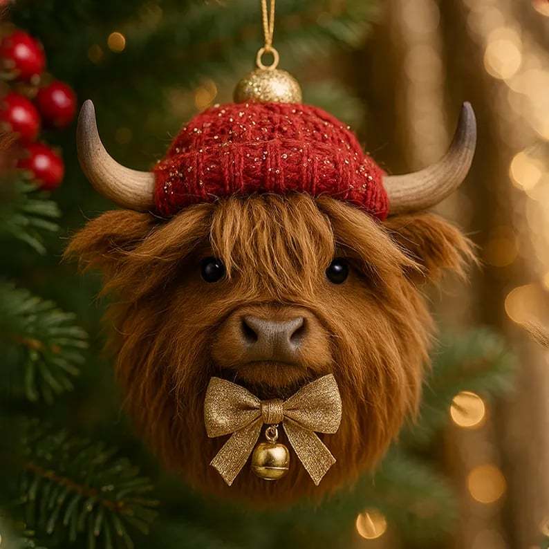 🔥LAST DAY 49% OFF -💃-🦊Cozy Woodland Animal Christmas Ornaments-2D