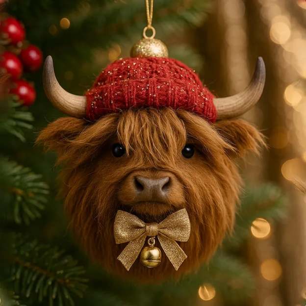 🔥LAST DAY 49% OFF -💃-🦊Cozy Woodland Animal Christmas Ornaments-2D