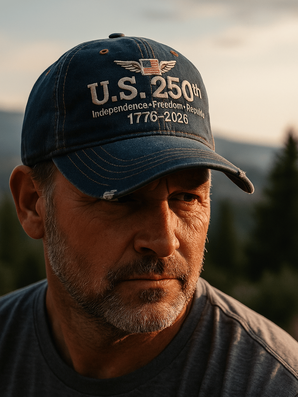 🔥HOT SALE - 49% OFF🔥Celebrates the U.S. 250th Anniversary Retro Washed Cap