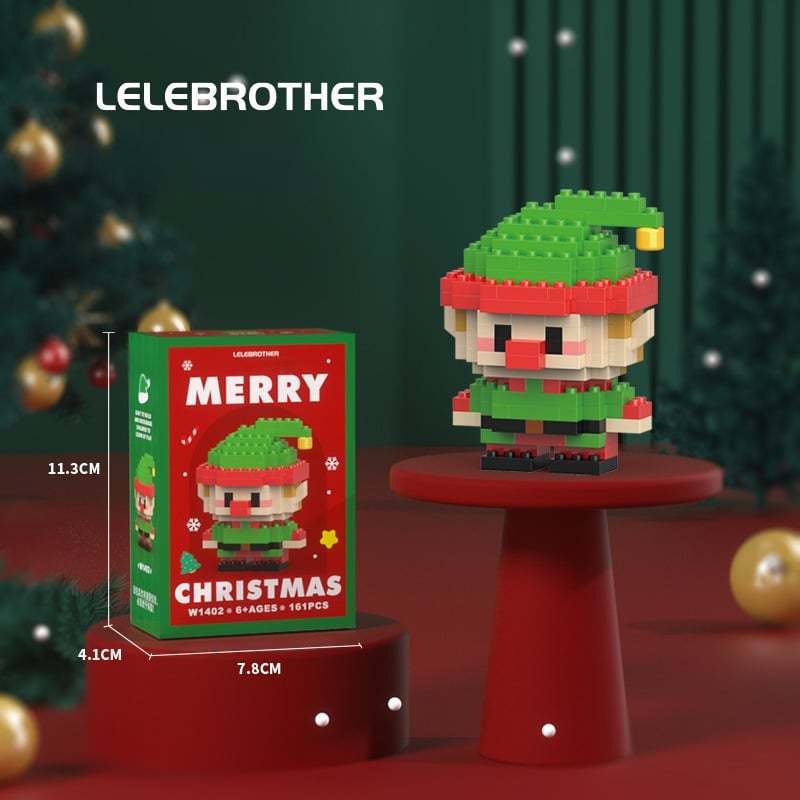 🔥HOT SALE - 49% OFF🔥🎄Santa Claus Design Building Blocks Toy