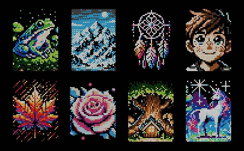 🎨100 Color by Number Mysteries: A Coloring Book for Adults Relaxation and Wonder