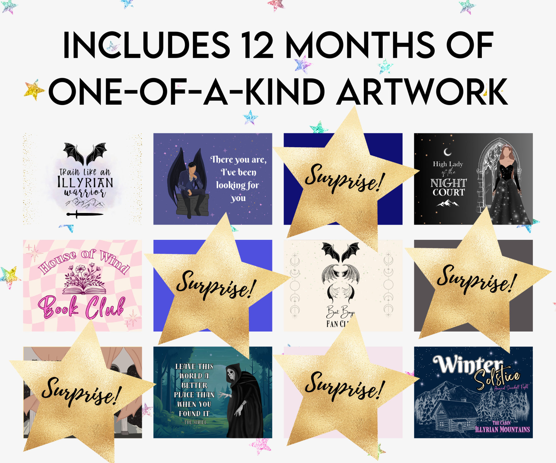 🔥HOT SALE - 49% OFF🔥Acotar 2026 wall calendar