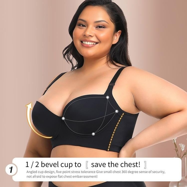 🔥HOT SALE - 49% OFF🔥Comfortable Seamless Plus Size Bra | Back Smoothing & Anti-Sagging Support
