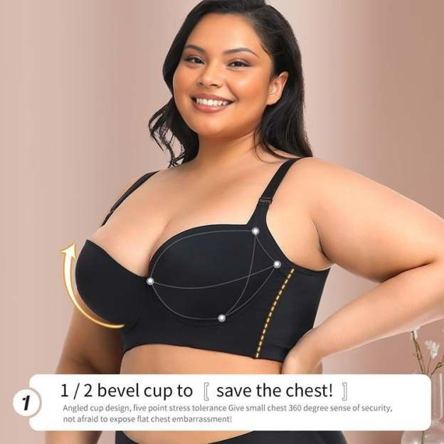 🔥HOT SALE - 49% OFF🔥Comfortable Seamless Plus Size Bra | Back Smoothing & Anti-Sagging Support