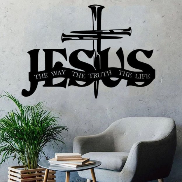 🔥HOT SALE - 49% OFF🔥Add Grace to Your Home – 🙏Jesus & Cross Design Wall Art