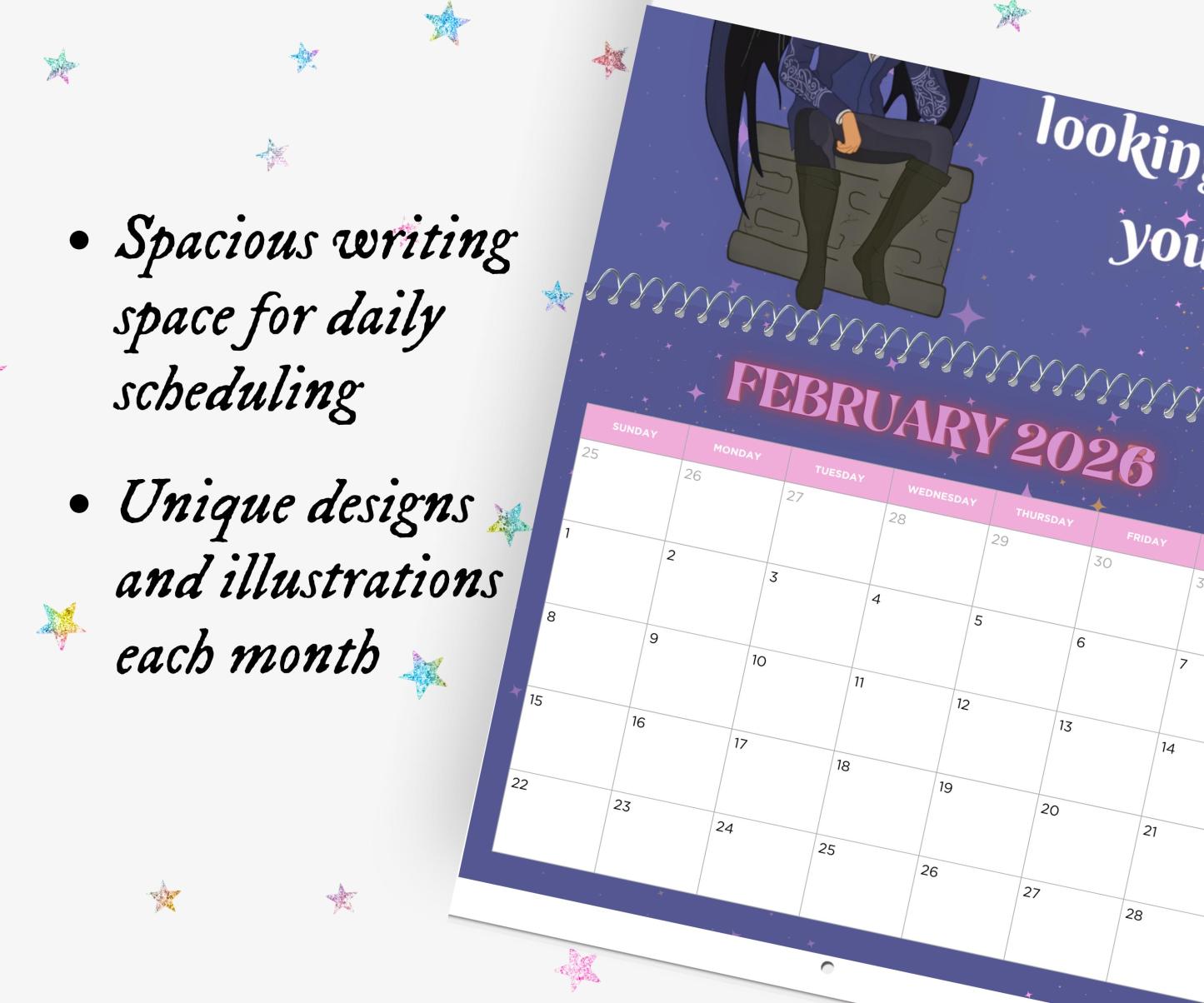 🔥HOT SALE - 49% OFF🔥Acotar 2026 wall calendar