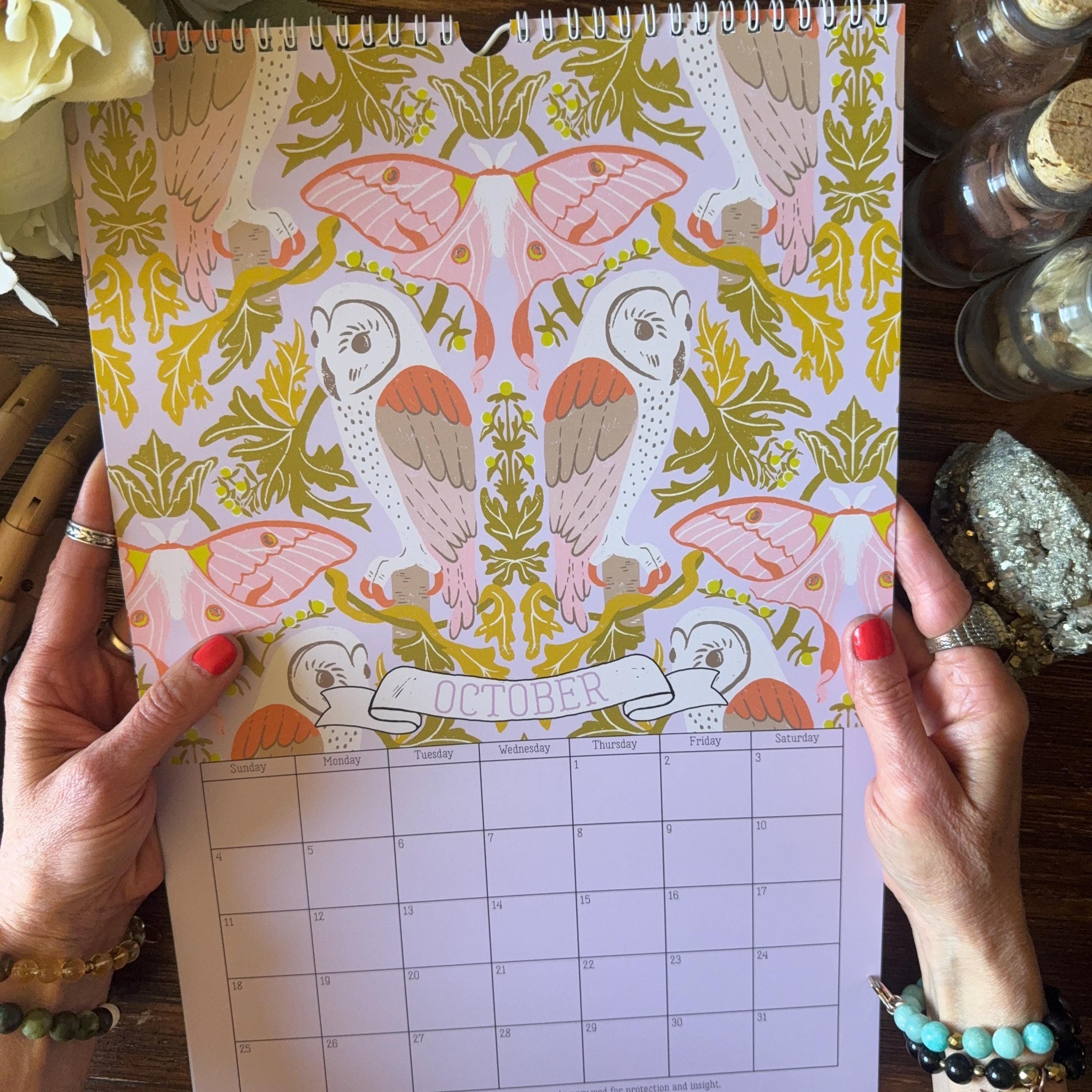 🔥HOT SALE - 49% OFF🔥Wings and Whispers: A Year of Magical Connection - 2026 Wall Calendar Pattern 
