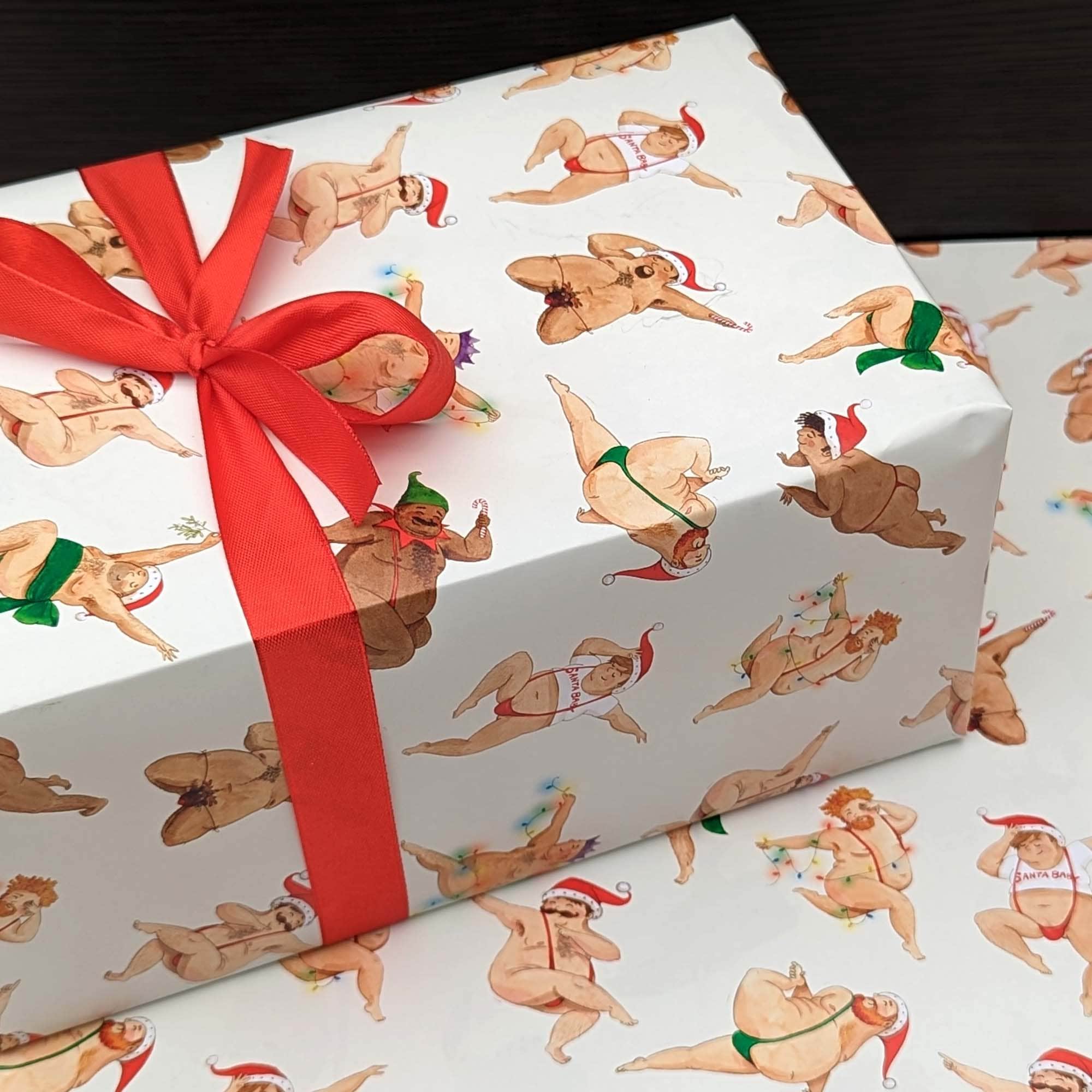 🔥HOT SALE - 49% OFF🔥Funny Christmas Wrapping Paper