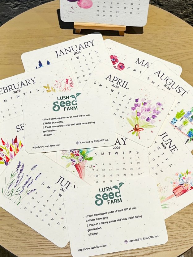🔥HOT SALE - 49% OFF🔥🌱Eco-Friendly Plantable Love Seed Calendar 2026