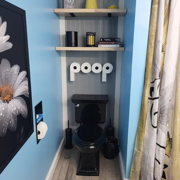 🔥HOT SALE - 49% OFF🔥POOP - Toilet Paper Holder - Functional and fun TP shelf