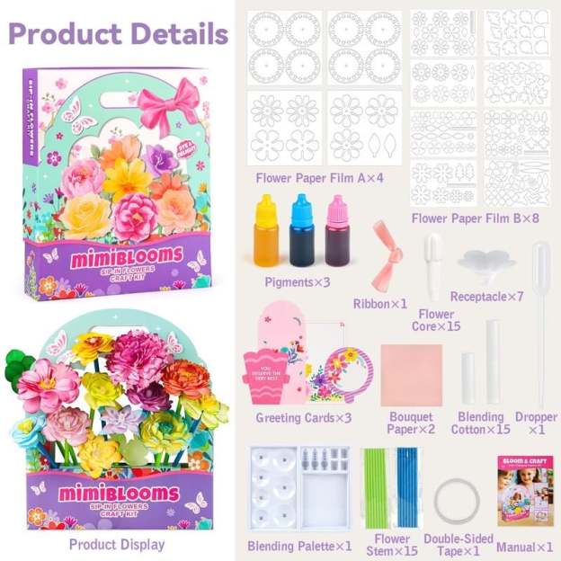 Paper Flower Craft Kit