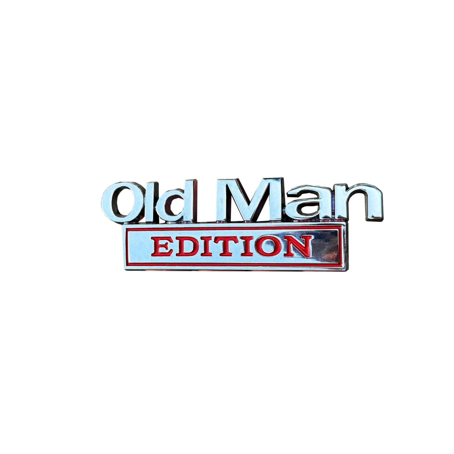 Old Man Edition Car Emblem